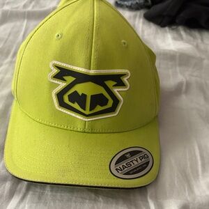 Nasty Pig Vibrant acid lime hat large